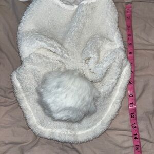 🐇White bunny costume for smaller/medium dog